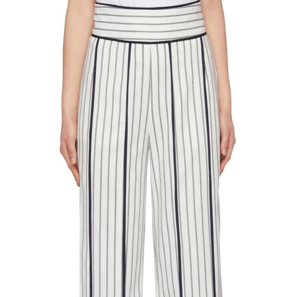 C/MEO EFFIGURATE PINSTRIPE WIDE
LEG PANTS
